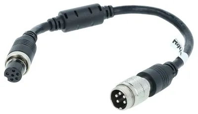Produktbild von vhbw Netzteilkabel kompatibel mit Honeywell CV61 Industrie-Computer - Stromkabel, 34 cm