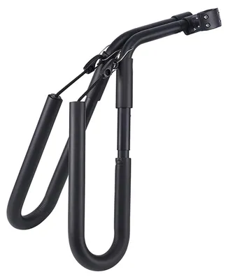 Produktbild von Motorrad Surfboard Halter Aluminium, verstellbar & tragbar, für 8 ft Surfboard bis 20 kg, rutschfest & stabil, Fahrrad & Motorrad