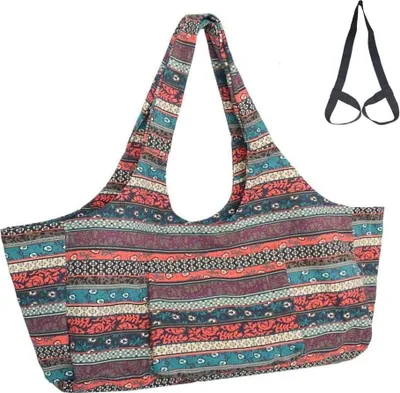 Productafbeelding van Yogamat-tas met ritsvak en draagriemen, voor sport