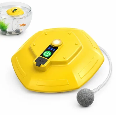 Produktbild von Akku Köderfischbelüfter IPX7, schwimmende Luftpumpe für Ködereimer, Fischtransport & Aquarium, leise Sauerstoffversorgung