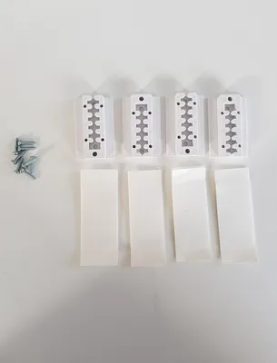 Produktbild von Klemmträger und ZubehÖr Montage-Set zum Kleben oder Bohren für unsere Plissees KIT4