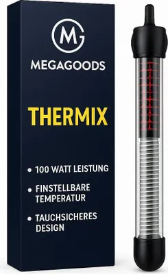 Produktbild von Aquarium Heizer 100W regelbar für Fischbecken Tauchheizung DE.
