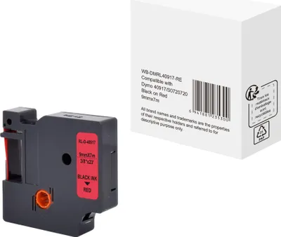 Produktbild von Schriftband wie Dymo S0720720 9mmx7m sw auf rt