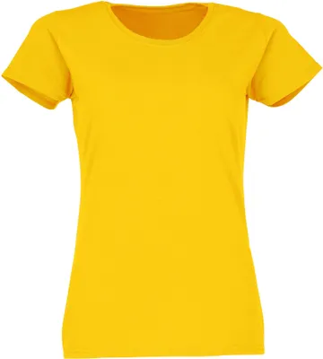 Produktbild von Fruit of the Loom Valueweight T Lady-Fit Farbe: sonnenblumengelb Größe: M
