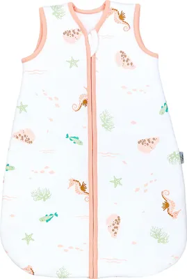 Produktbild von TupTam Schlafsack Baby – Wärmender Ganzjahresschlafsack 2.5 TOG, , Ärmellos, Farbe: Tiere im Meer, Größe: 80-86