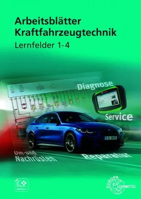 Obrázek produktu pro Arbeitsblätter Kraftfahrzeugtechnik Lernfelder 1-4