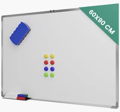 Immagine prodotto di Avalo Whiteboard 60x90 cm - 14 in 1 set - Whiteboard Magnetico inclusi Pennarelli, Magneti e Cancellino