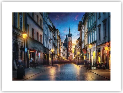 Produktbild von Poster - Poster ohne Rahmen - Krakau Kirche Mariacki - 40x30 cm - Wand Bild - Wanddeko - Wandbilder - Kunstposter - Wandposter - Bilder - Kunstdruck - Wanddekoration - Wandbild - P2XAA40x30-4722
