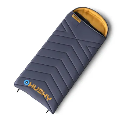 Produktbild von Husky Deckenschlafsack Gizmo 2024 -5°C Dunkelblau 220 x 90 cm - blau mit Orange