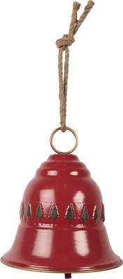 Obrázok produktu pre Clayre & Eef Dekorácia Zvon Ø 23x25 cm Červený kov
