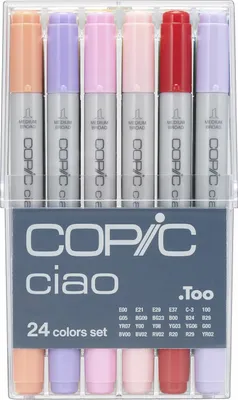 Produktbild von Copic Ciao Set Grafikmarker - Nachfüllbar mit Copic Ink - 24Stk