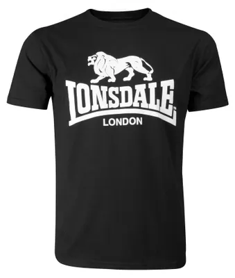 Produktbild von Lonsdale Logo Kurzarm-t-shirt Schwarz 5XL Mann Schwarz 5XL