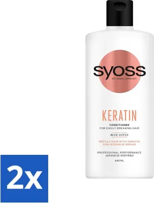 Produktbild von Syoss Keratin Conditioner - Conditioner - Keratin - 440 ml - Vorteilspack - 2 Stücke