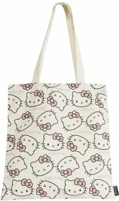 Zdjęcie produktu dla Plecak Hello Kitty CERDÀ - Oryginalny produkt z motywem shopping bag, funkcjonalny i stylowy