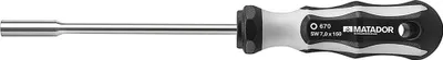 Produktbild von Steckschlüssel-Schraubendreher, 6-kt., 5x125 m