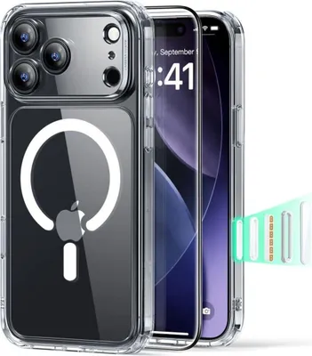 Obrázok produktu pre ESR Classic Hybrid MagSafe Set puzdro a ochranná fólia pre iPhone 17 Pro Max - číra