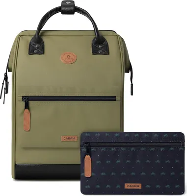 Image de CABAIA sac à dos de loisirs sac à dos pour ordinateur portable Adventurer Waterproof Recycled Backpack 23L Grenoble olive