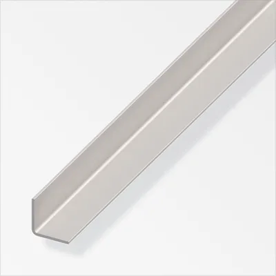 Produktbild von alfer Winkel 1 m, 25 x 25 mm Stahl roh natur