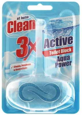 Zdjęcie produktu dla At Home clean, Active Aqua Power, Zawieszka do Wc, 40g (PRODUKT Z NIEMIEC)