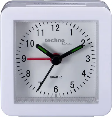 Produktbild von Quartzový budík Technoline Model SC Hodiny/Budík bílý