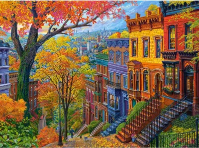 Obrázok produktu pre Castorland Puzzle Autumn City Hill - 3000 dielikov