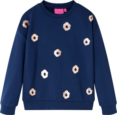 Produktbild von Kinder-Sweatshirt Marineblau 128