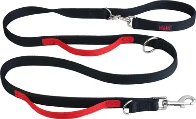 Produktbild von HALTI Control Hundeleine, Größe Groß, 2 m, mit 2 Griffen, gepolstert, für Welpen geeignet, schwarz
