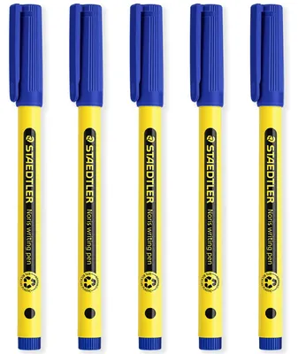 Image de Stylo bille - Pointe de 0,6 mm - Pour l'école et le bureau - Bleu
