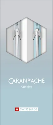 Produktbild von Súprava písacích potrieb CARAN D'ACHE Blue Lagoon sivá / modrá