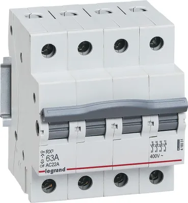 Obrázok produktu pre RX3 63A 4P spínač-odpojovač