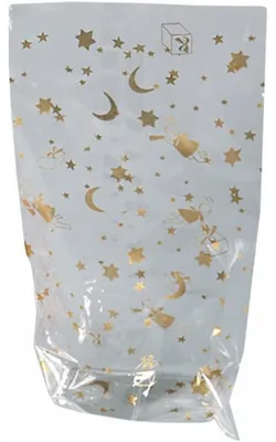 Produktbild von Folia 293 - Geschenkverpackungstasche - Transparent - Abbildung - Zellophan - Weihnachten - Weihnachten