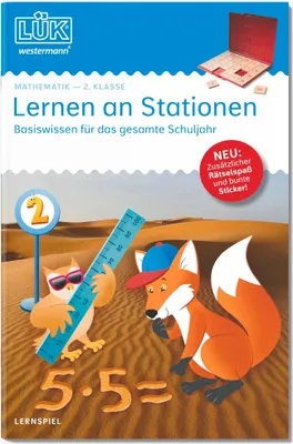 Produktbild von LÜK Buch Lernen an Stationen Mathematik 2. Klasse ab 7 Jahren 240576