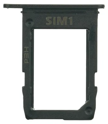 Produktbild von Samsung Galaxy A6 (SM-A600F) Sim Karten Halter Tray Fach, Schwarz