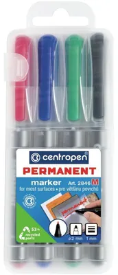 Produktbild von Permanentmarker 2846 Centropen - 4er-Set