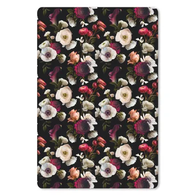 Produktbild von MuchoWow® Mauspad Mousepad Blumen - Farben - Muster 18x27 cm - Mousepads - Maus Mat - Pad - Mausunterlage