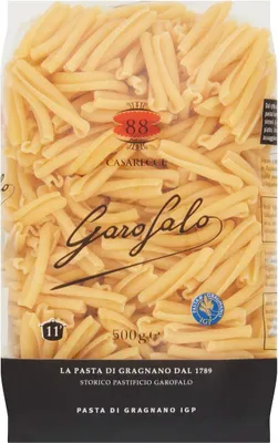 Produktbild von 5x Garofalo Pasta di Gragnano IGP Casarecce N° 88 Hartweizengrieß Pasta 100% Neapolitanische Pasta Kurze Pasta Packung mit 500g