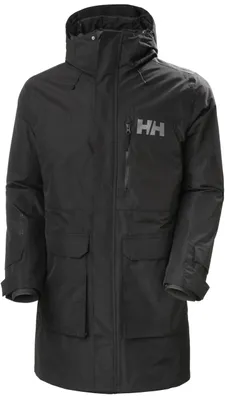 Image de Manteau de travail Helly Hansen pour hommes, modèle Rigging, couleur noire, taille S