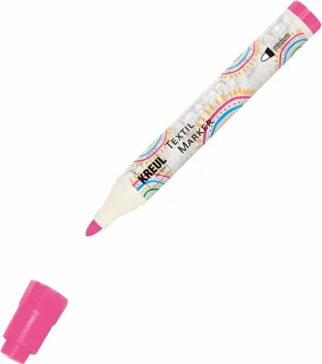 Produktbild von KREUL Textil Marker medium Neonpink