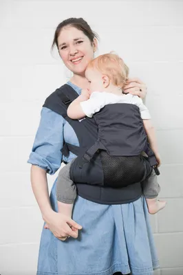 Produktbild von IZMI | Babytrage Breeze | mit atmungsaktivem Mesh-Panel | TODDLER BREEZE Blau – Blau