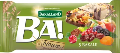 Immagine prodotto di Bakalland Barretta con 5 tipi di frutta secca 40 g