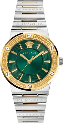 A product shot of a watch on a white background.