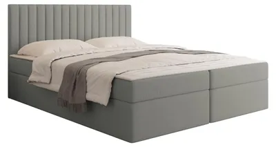 Produktbild von MIRJAN24 Boxspringbett mit zwei Bettkästen Tirulo, Schlafzimmer, Dopellbett mit Topper (Farbe: Polo 894, Größe: 180x200 cm)