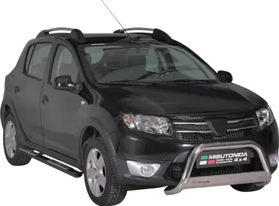 Zdjęcie produktu dla Stalowe progi boczne do Dacia Sandero Stepway 2012-2016 czarne