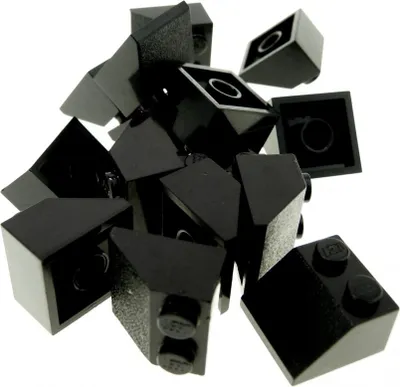 Image de 15x Lego tuiles 45° 2x2 noir tuiles inclinées briques Star Wars 3039