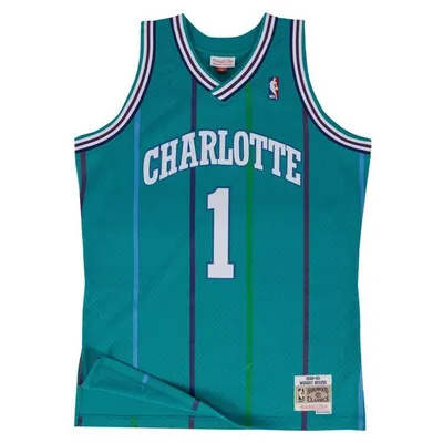 Immagine prodotto di Basketbalový dres Mitchell & Ness Charlotte Hornets #1 Muggsy Bogues Swingman Jersey teal - S