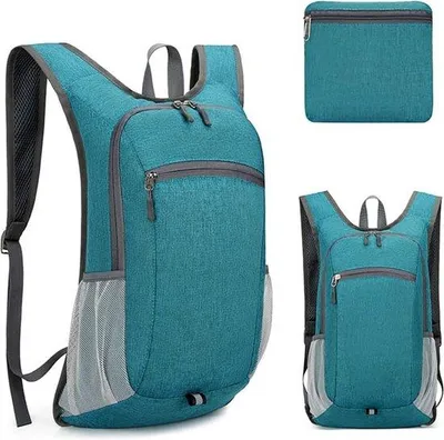 Image de Sac à dos pliable et imperméable, 18 l, sac à dos de randonnée, tissu Oxford, sports de plein air, voyages, randonnée