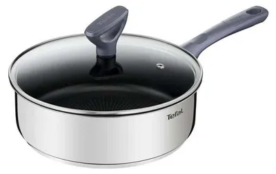 Zdjęcie produktu dla Patelnia Tefal G7303255, DAILY COOK Sautepan 24 + pokrywka