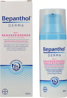 Produktbild von BEPANTHOL Derma regenerierende Gesichtscreme 50ml PZN 16529814