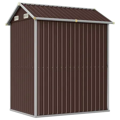 Produktbild von Gerätehaus Braun 192x152,5x237 cm Verzinkter Stahl