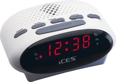 Produktbild von LENCO ICR-210 FM-Uhrenradio & Radiowecker. wei